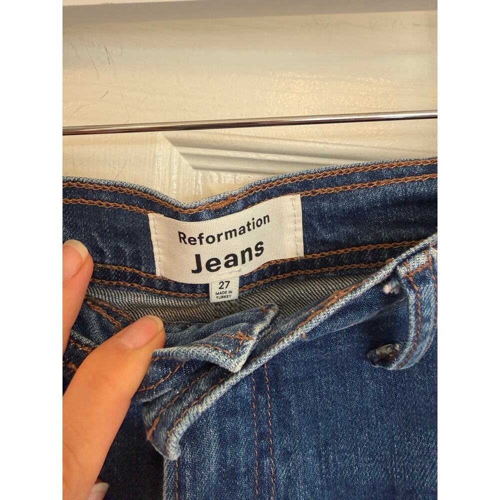 Reformation Amelia Wide Leg Jean Size 27 - Picture 4 of 6